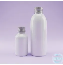 Флакон ПЭТ белый 30, 50, 100 мл с алюминиевой крышкой