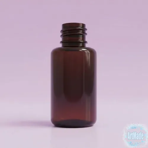 Флакон ПЭТ коричневый 