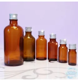 Флакон стеклянный с алюминиевой крышкой 5, 10, 20, 30, 50, 100 мл