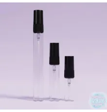 Флакон -спрей для духов крышка черная 3, 5, 10 мл, стекло 