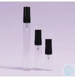 Флакон -спрей для духов крышка черная 3, 5, 10 мл, стекло 