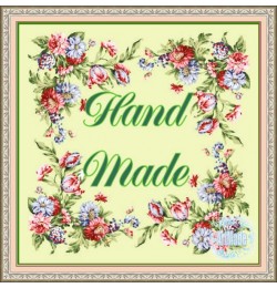 Наклейка квадратная -2 Hand Made