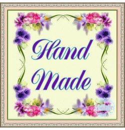 Наклейка квадратная -4 Hand Made