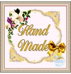 Наклейка квадратная -6 Hand Made