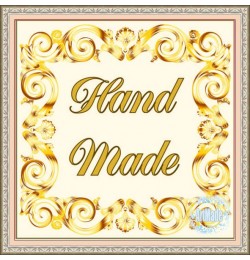 Наклейка квадратная -7 Hand Made