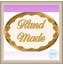 Наклейка овальная -1 Hand Made