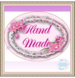Наклейка овальная -2 Hand Made