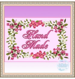 Наклейка прямоугольная -2 Hand Made