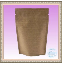 Пакет Дой-пак крафт 13,5х22,5 см с застежкой Zip -lock